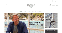 Desktop Screenshot of jpcoleclothing.com